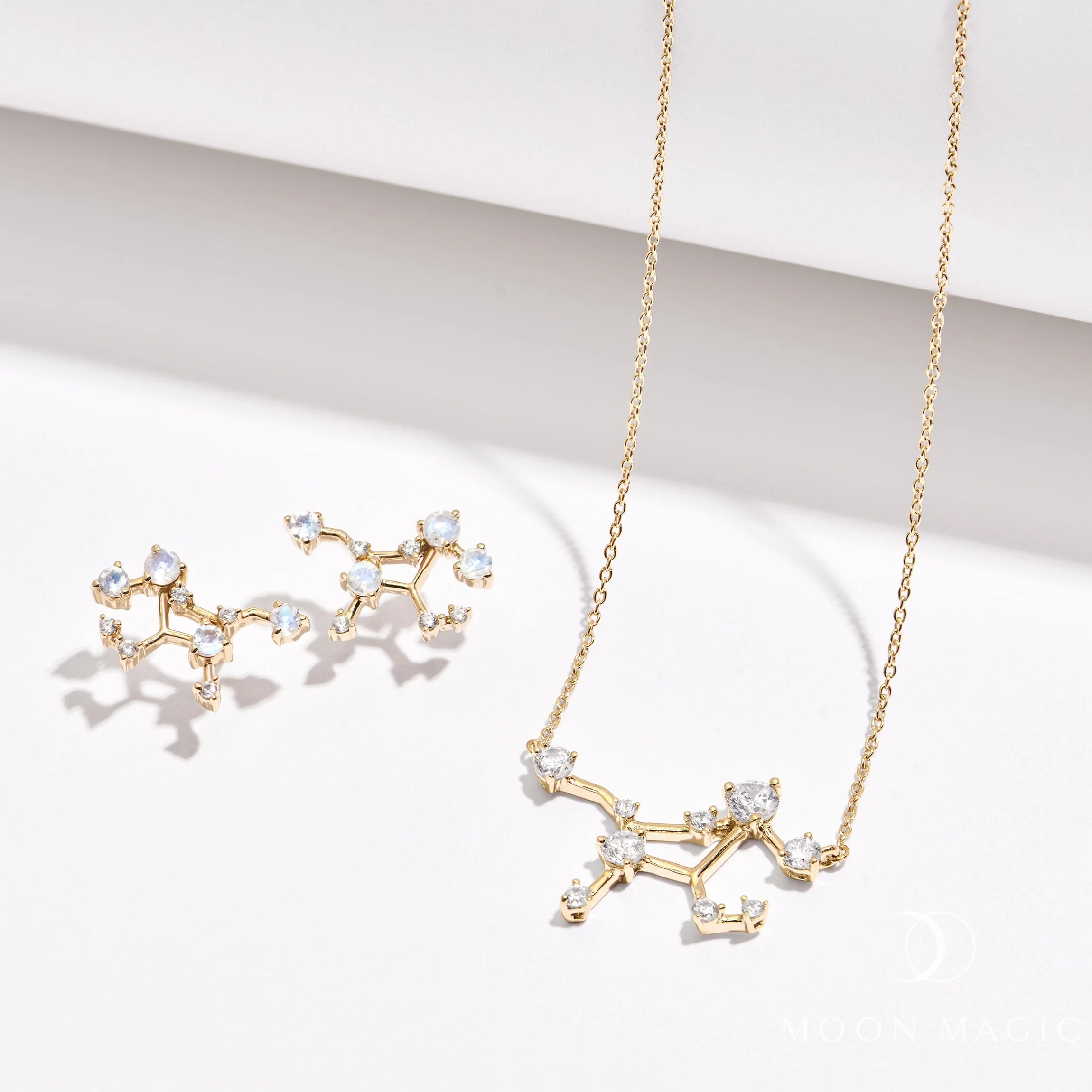 Moonstone Necklace - Taurus Zodiac Constellation - Image 20