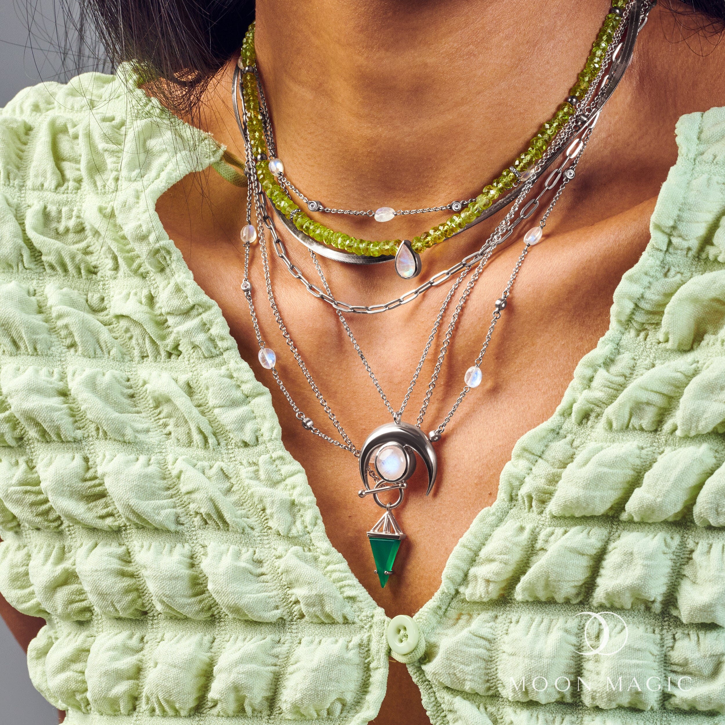 Moonstone Necklace - Wild Child - Image 11
