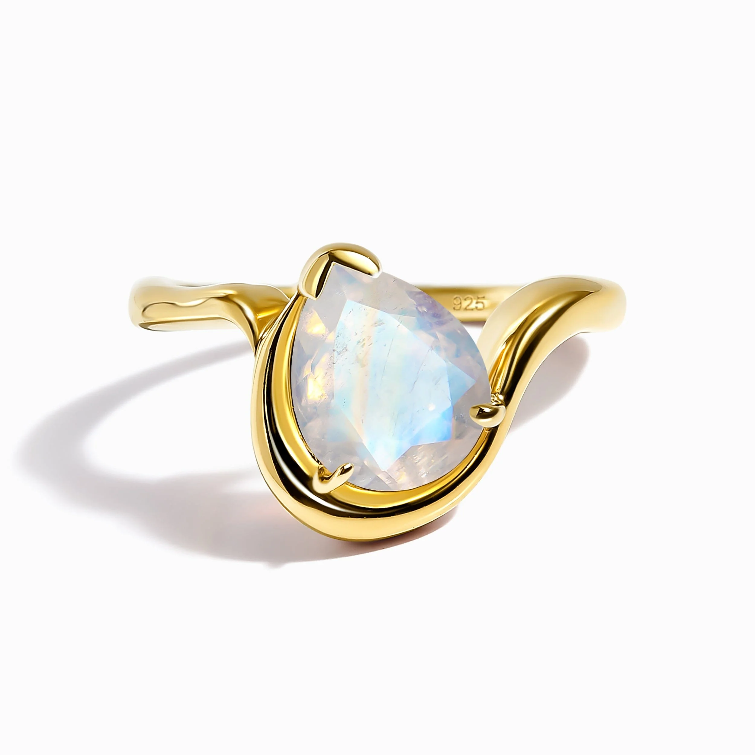 Moonstone Ring - Arc of Whisper