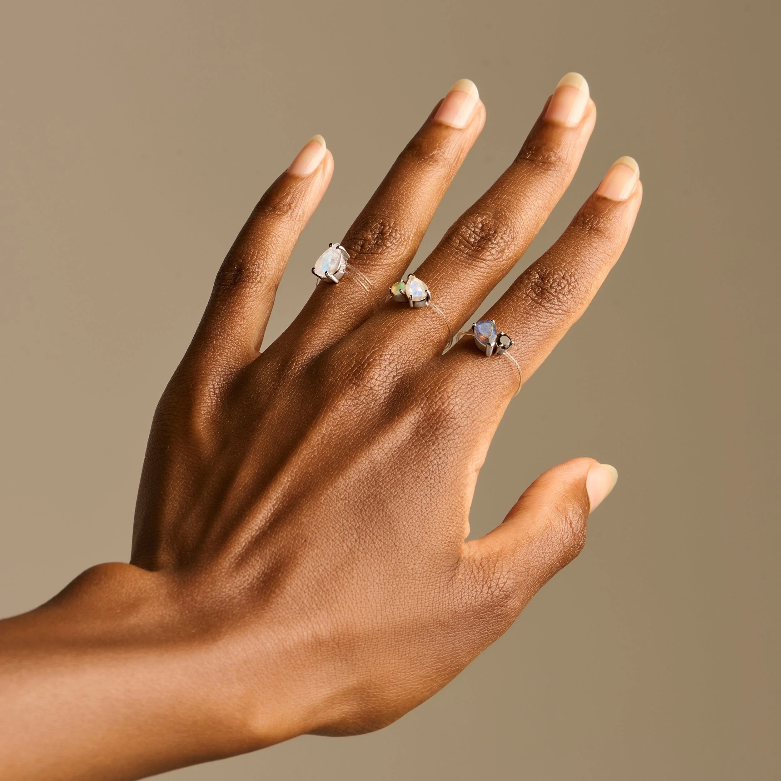 Moonstone Ring Floating - Sway - Image 12