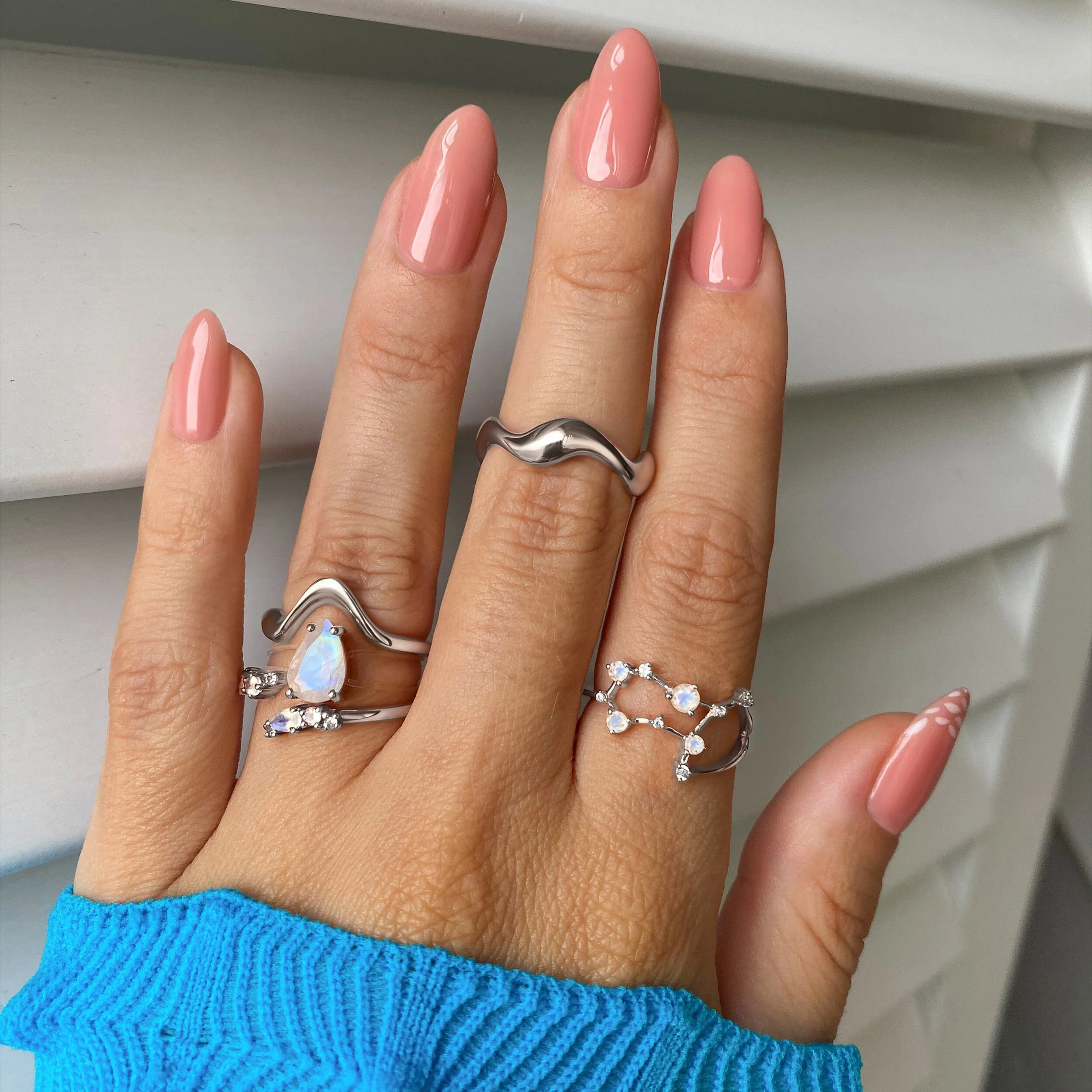 Moonstone Ring Floating - Sway - Image 3