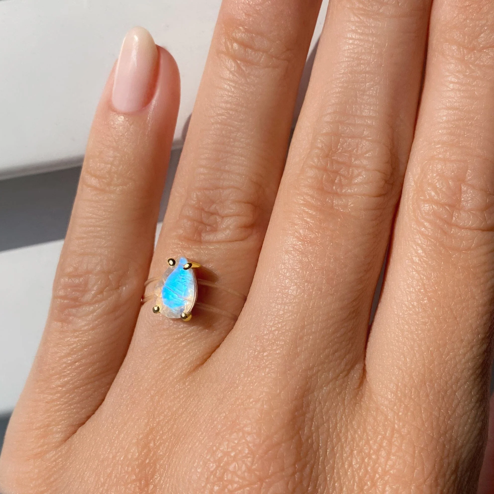 Moonstone Ring Floating - Sway - Image 8