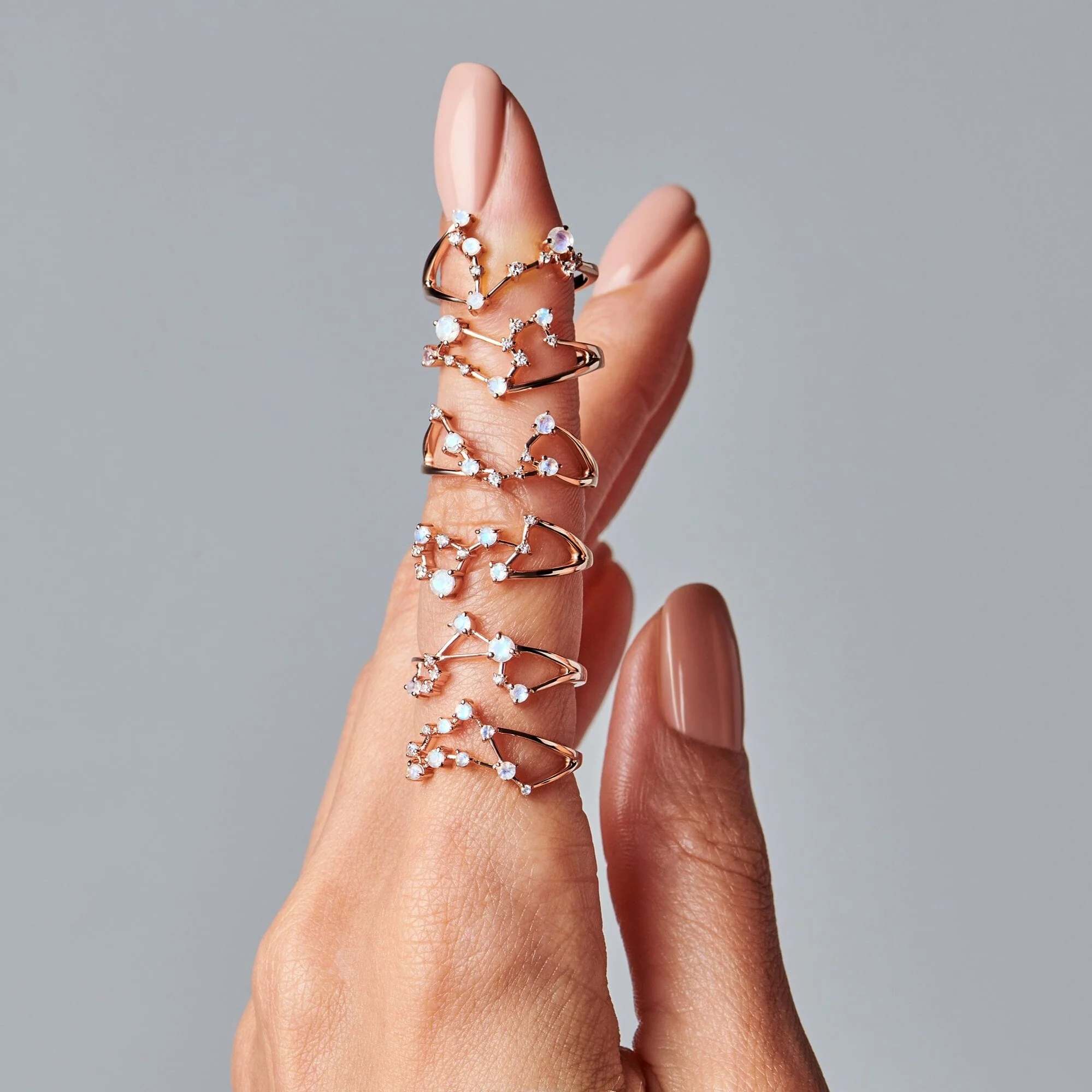 Moonstone Ring - Libra Zodiac Constellation - Image 10