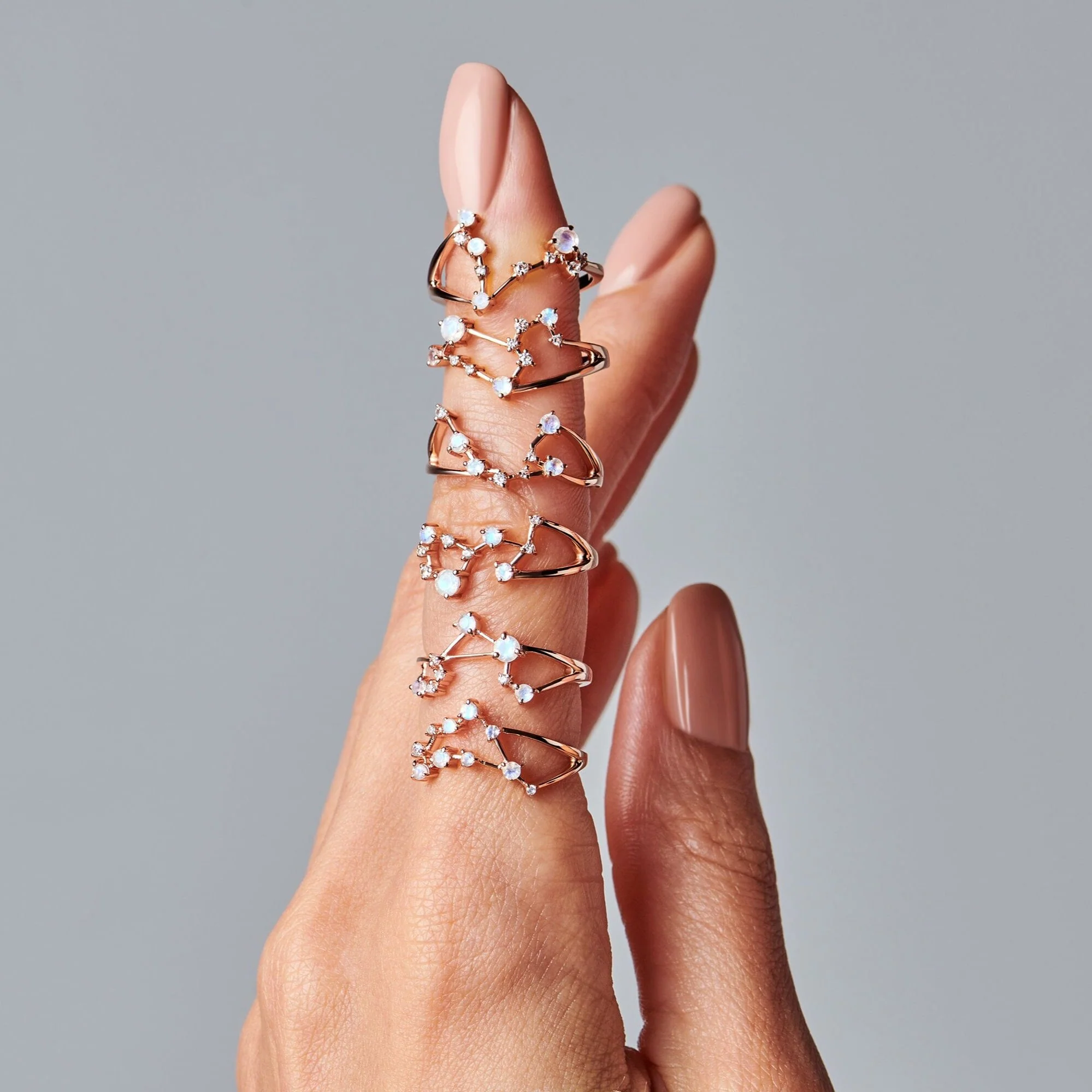 Moonstone Ring - Libra Zodiac Constellation - Image 14