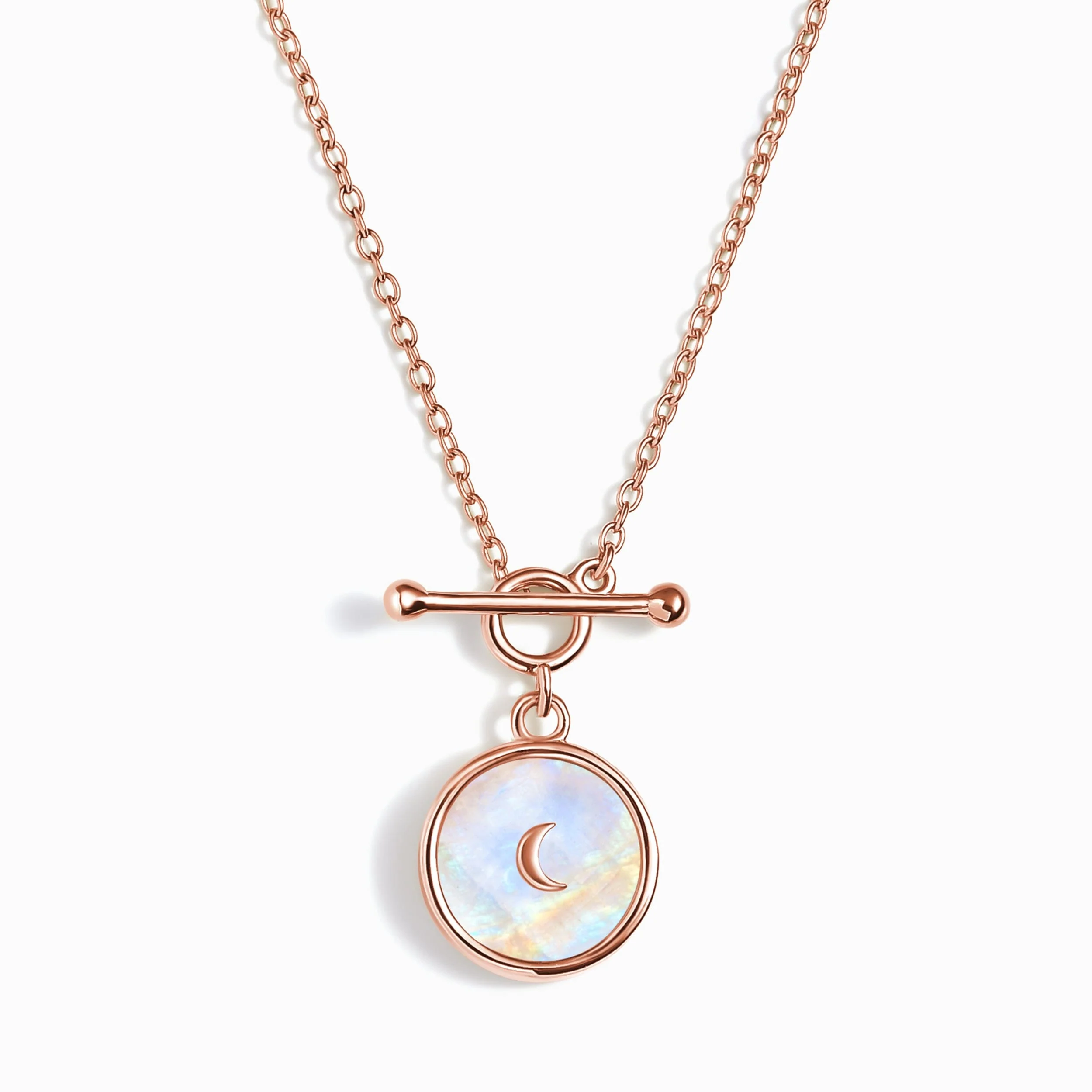 Moonstone T-Lock Necklace - Dream - Image 4