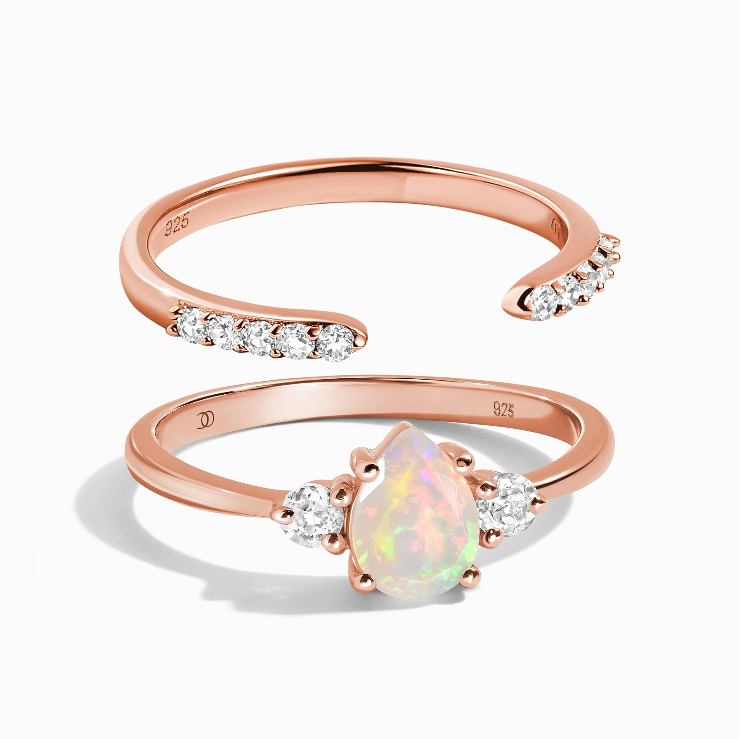Opal Lania Ring & Twinkling Band - Image 3