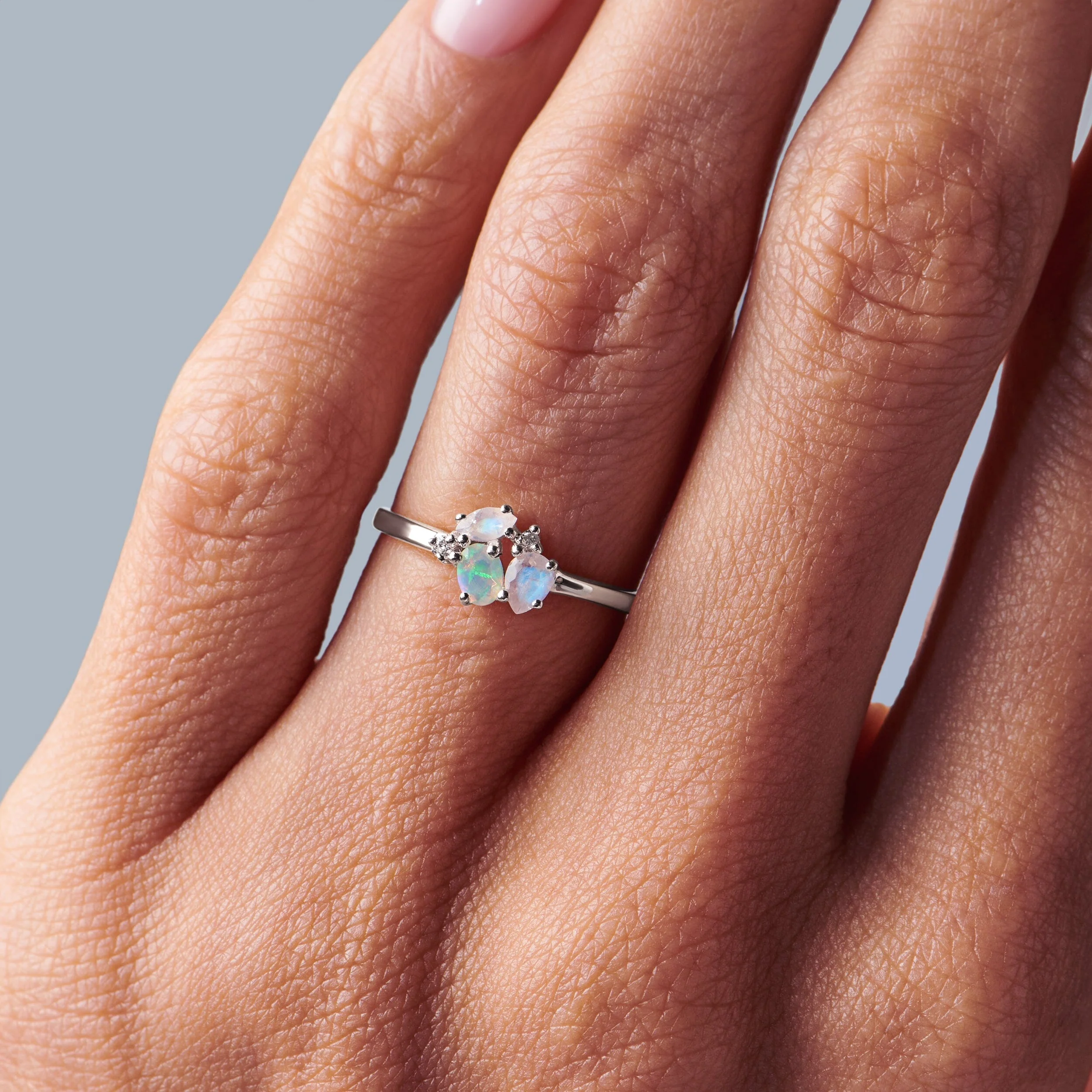 Opal Moonstone Ring - Orion - Image 2