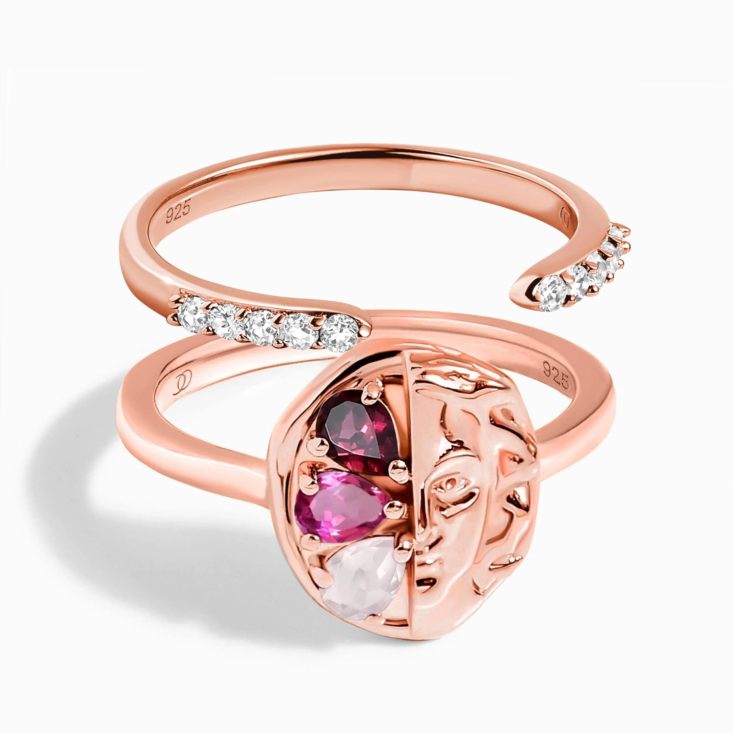 Pink Gradient Goddess Ring & Twinkling Band - Image 3