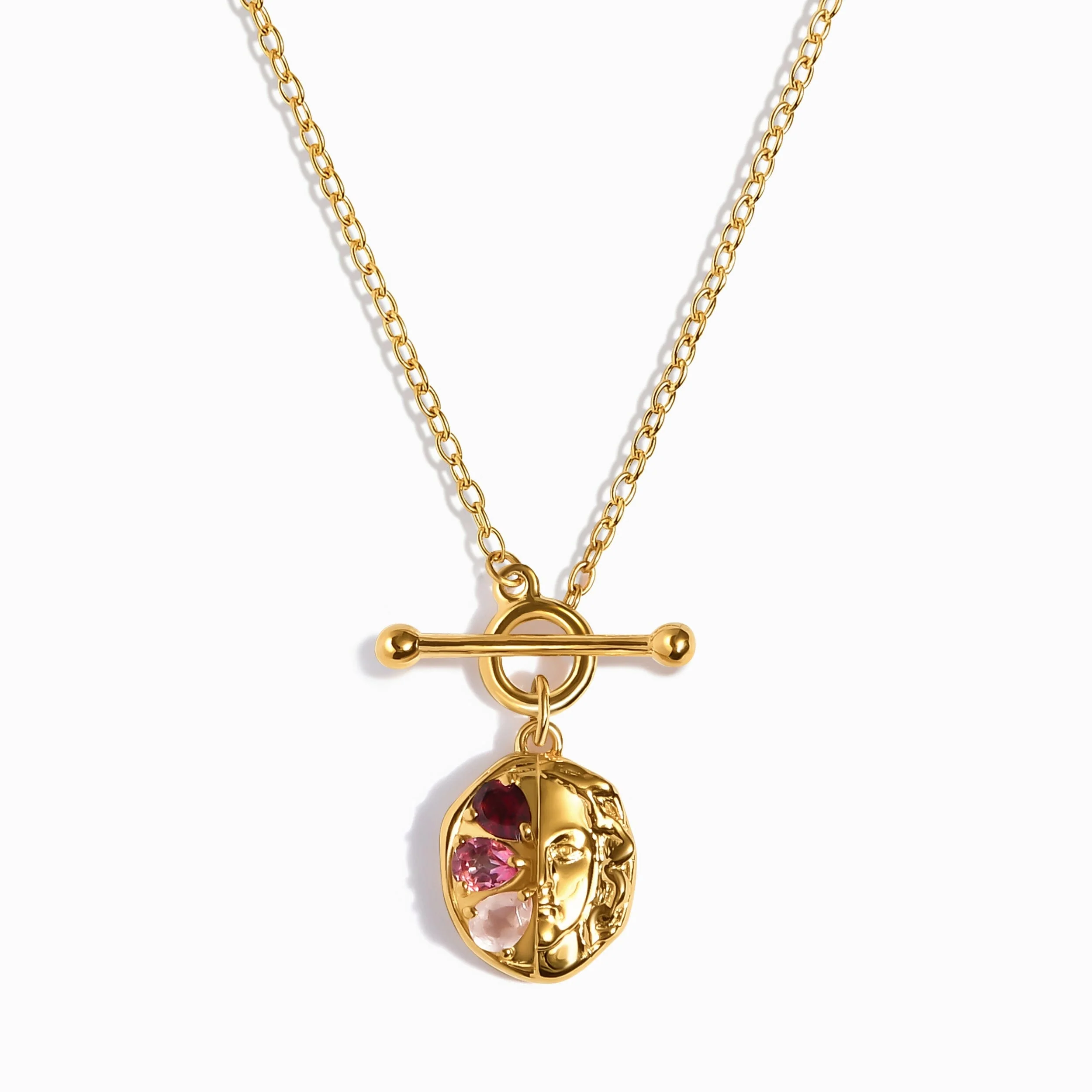 Pink Gradient Necklace - Goddess - Image 5