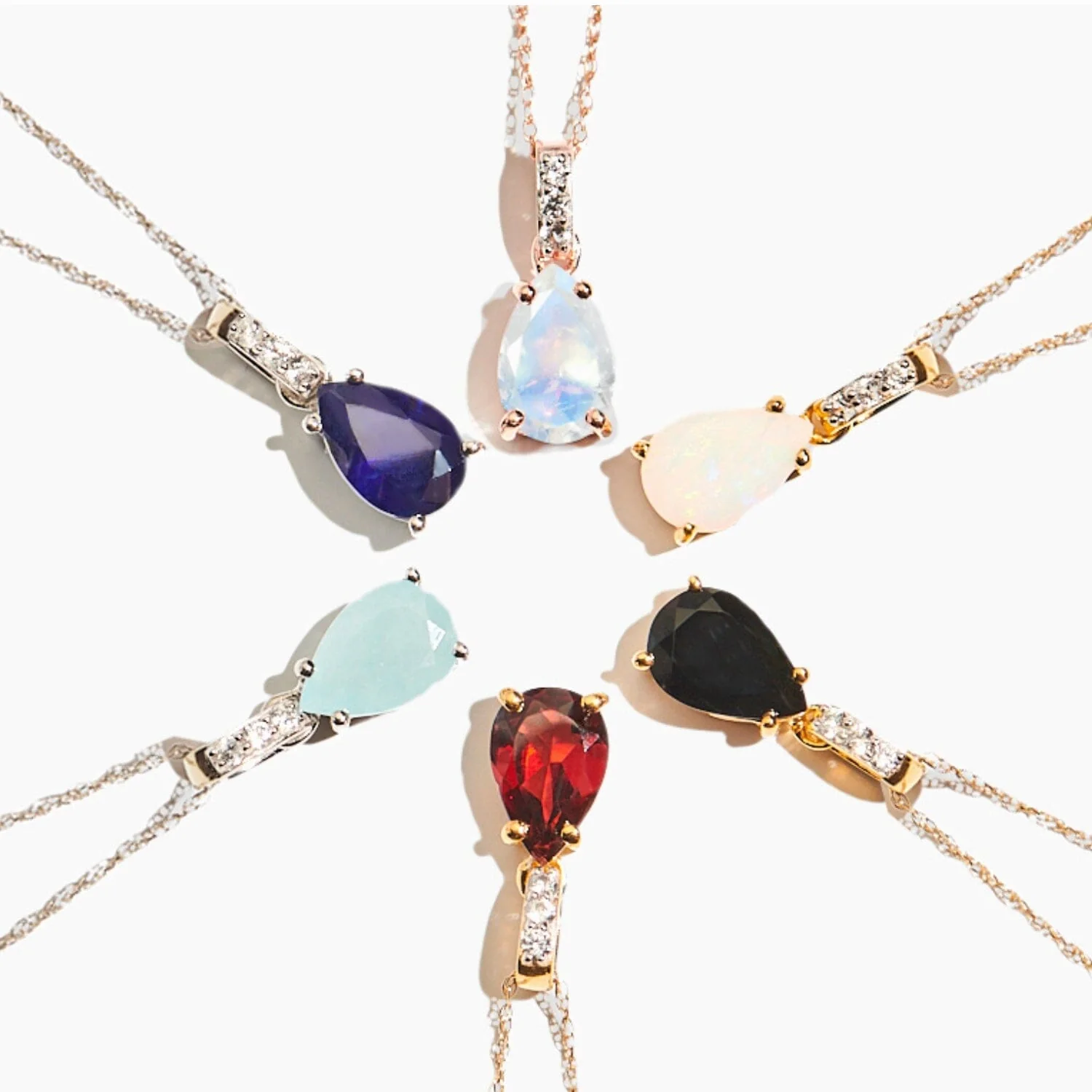 Pisces Zodiac & February Birthstone Necklaces - Image 24
