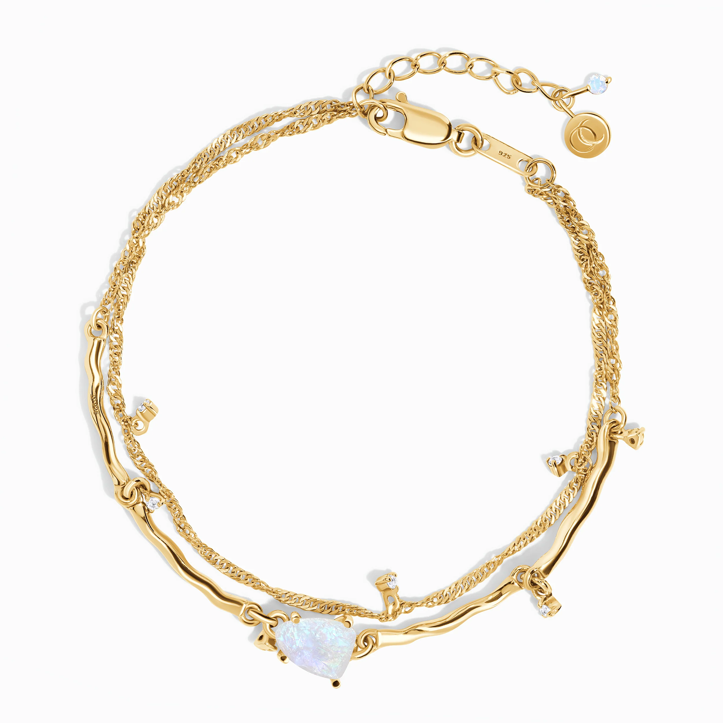 Raw Crystal Bracelet - Flow - Image 7