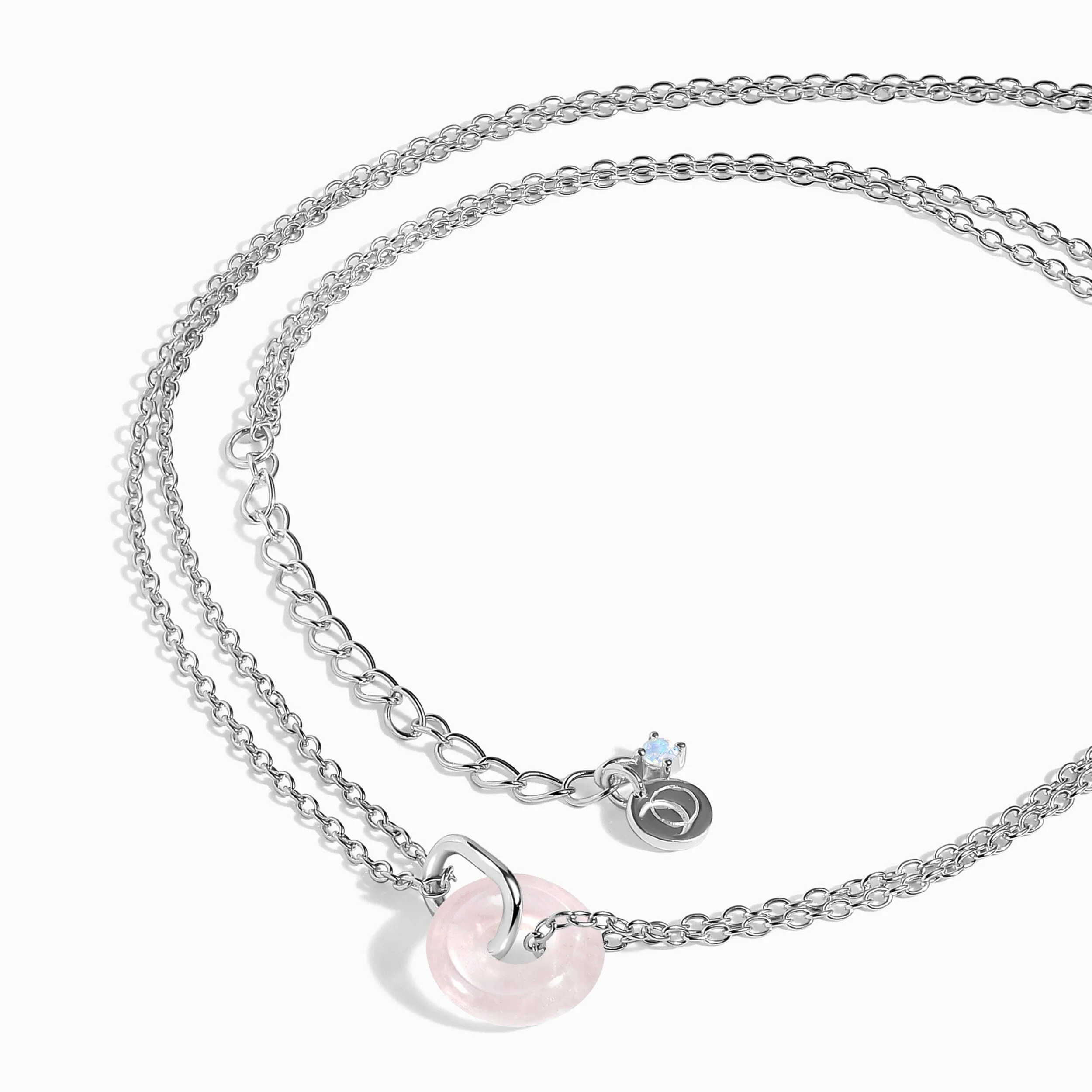 Rose Quartz Necklace - Ora - Image 10