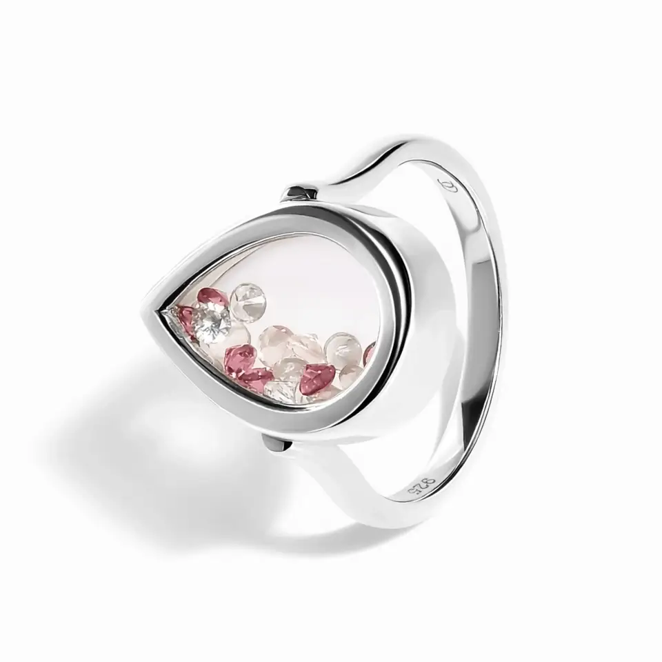 Rose Quartz Rhodolite Ring - Gem Glide
