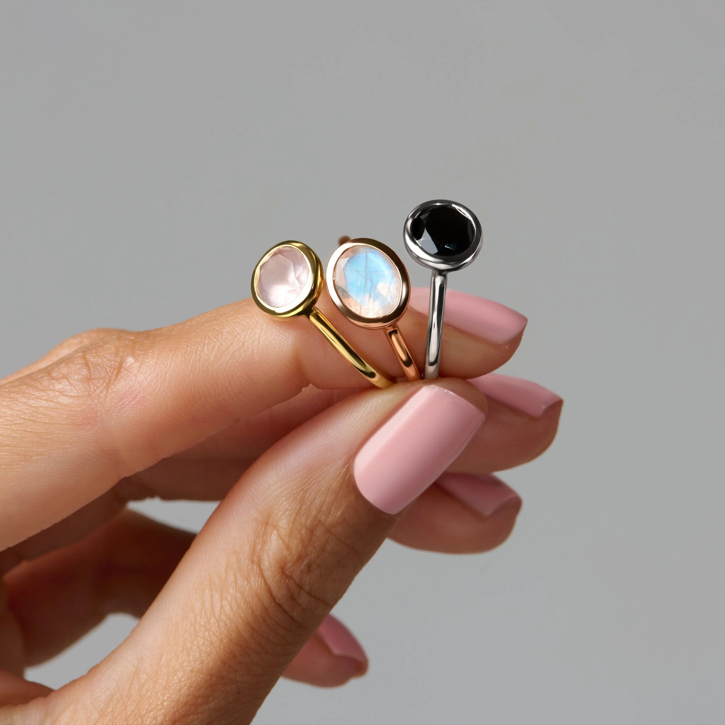 Black Obsidian Skin Touch Ring - Feel the Strength - Image 26