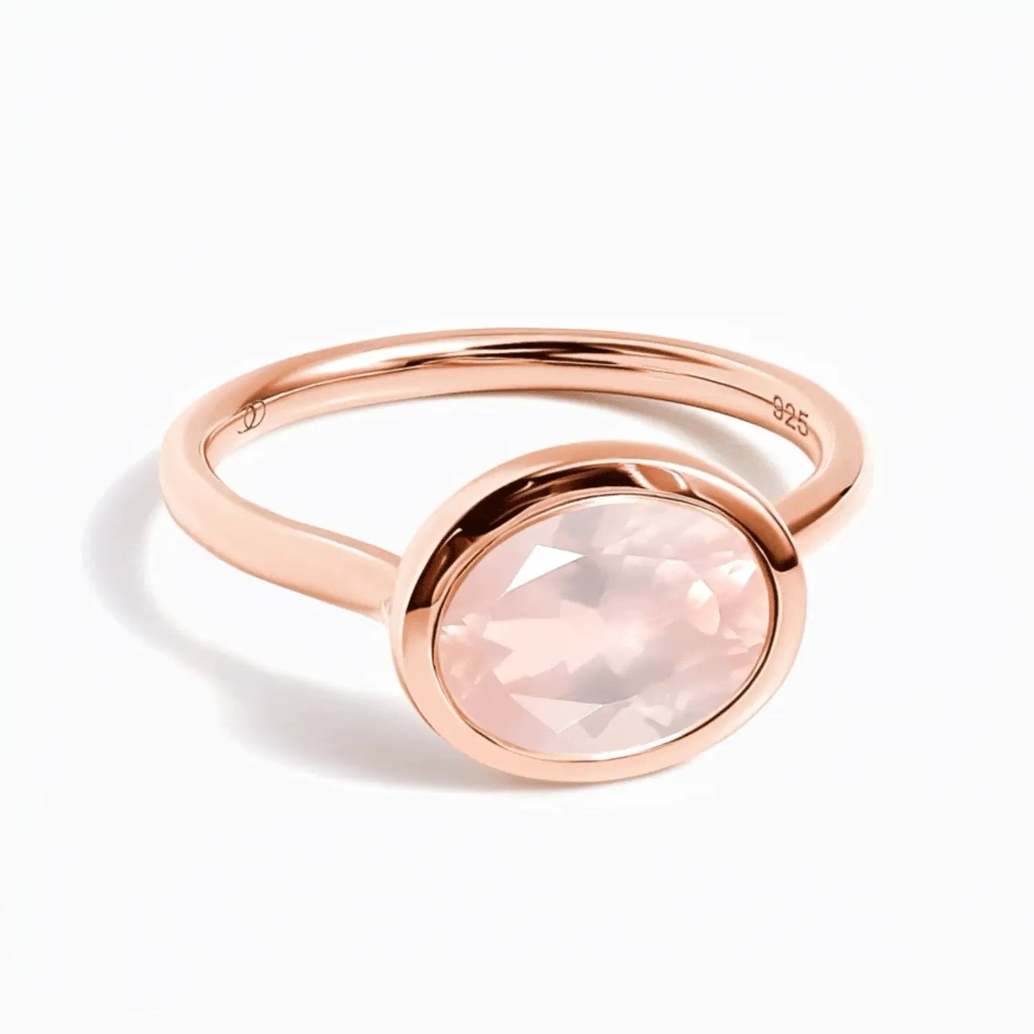 Rose Quartz Skin Touch Ring - Feel the Love - Image 4