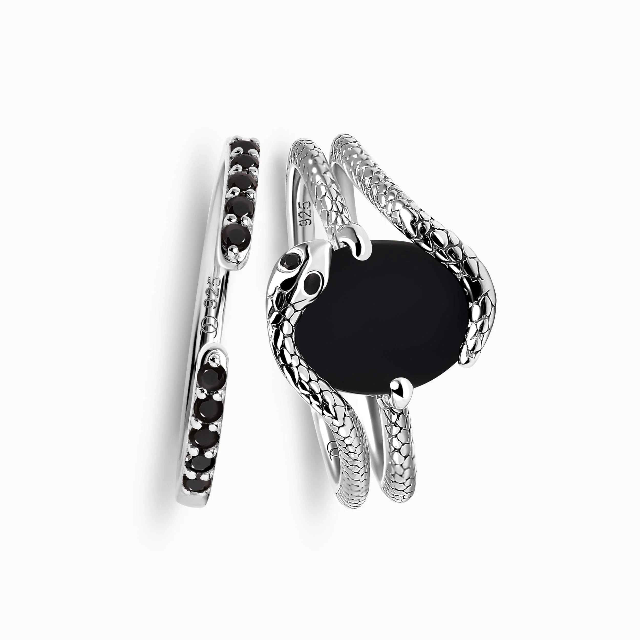 Serpent of Release Ring & Twinkling Band - Image 2