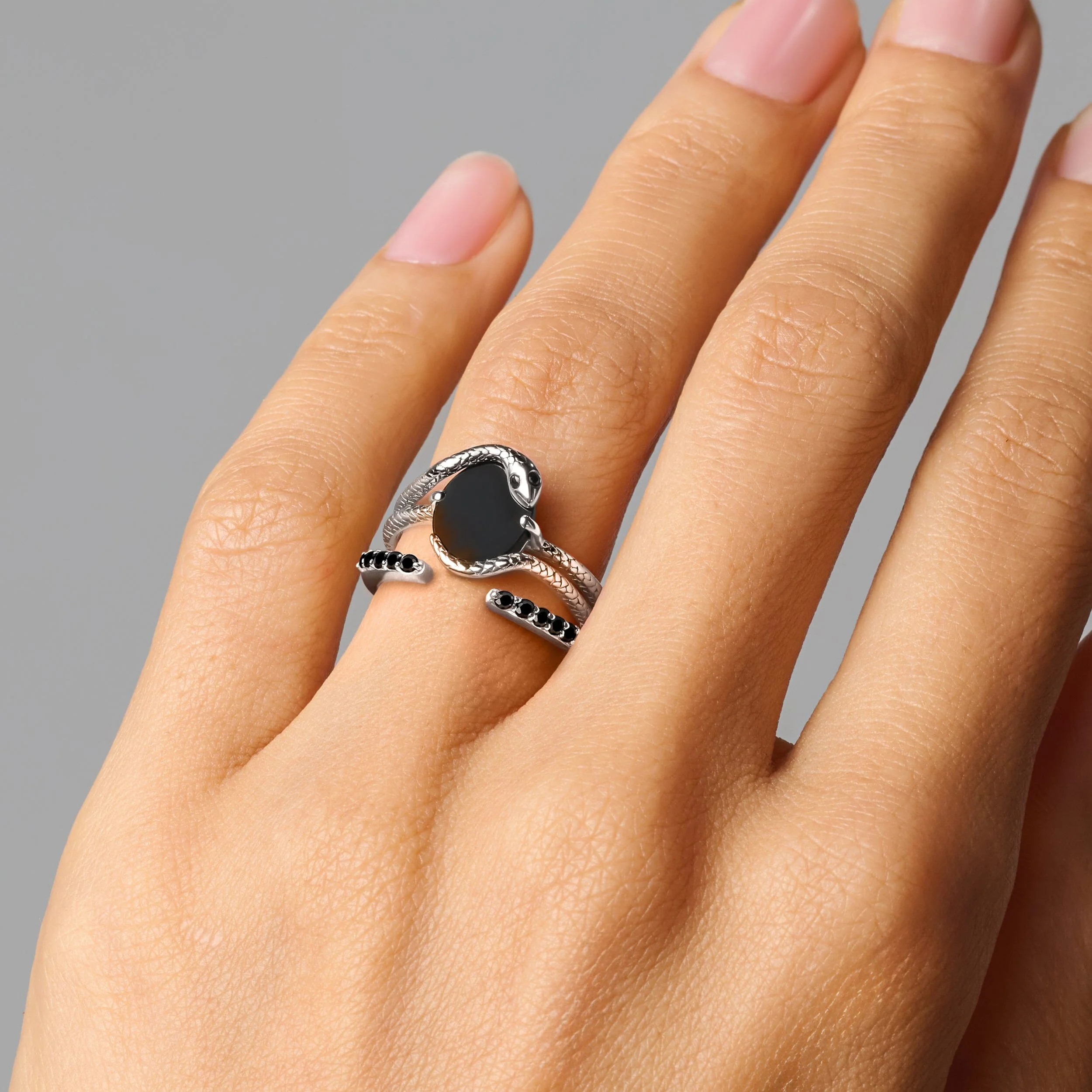 Serpent of Release Ring & Twinkling Band - Image 3