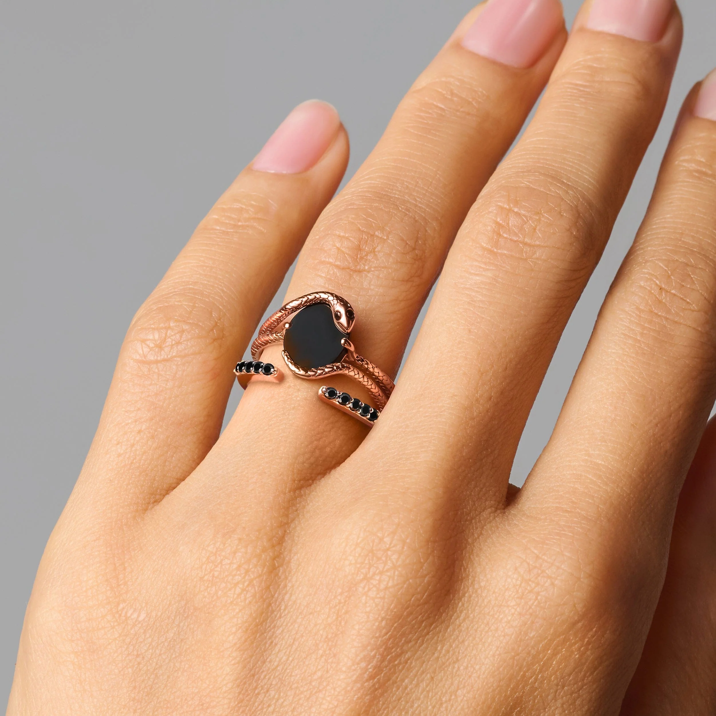 Serpent of Release Ring & Twinkling Band - Image 6