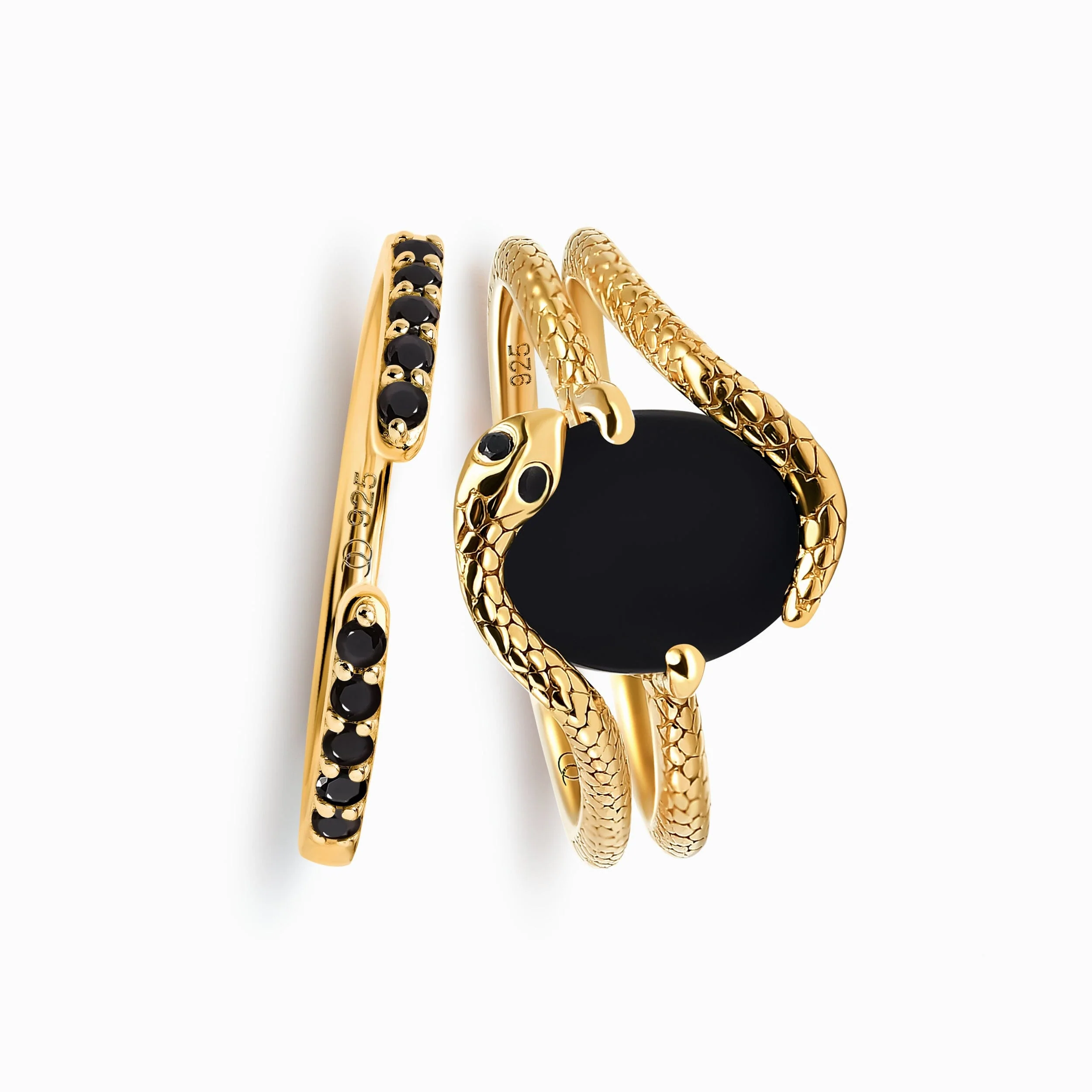 Serpent of Release Ring & Twinkling Band - Image 8