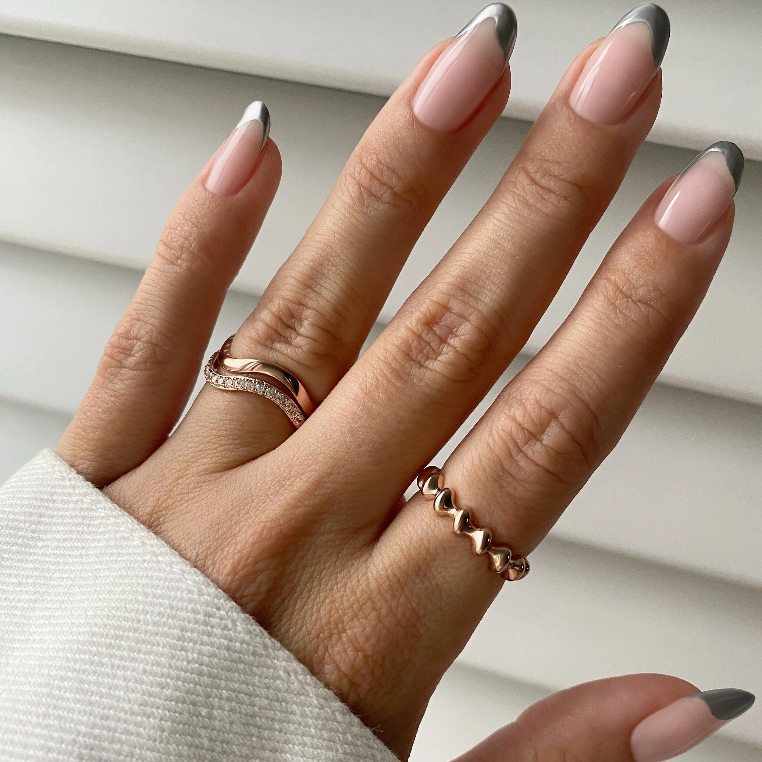 Stackable Ring Band - Waves - Image 12