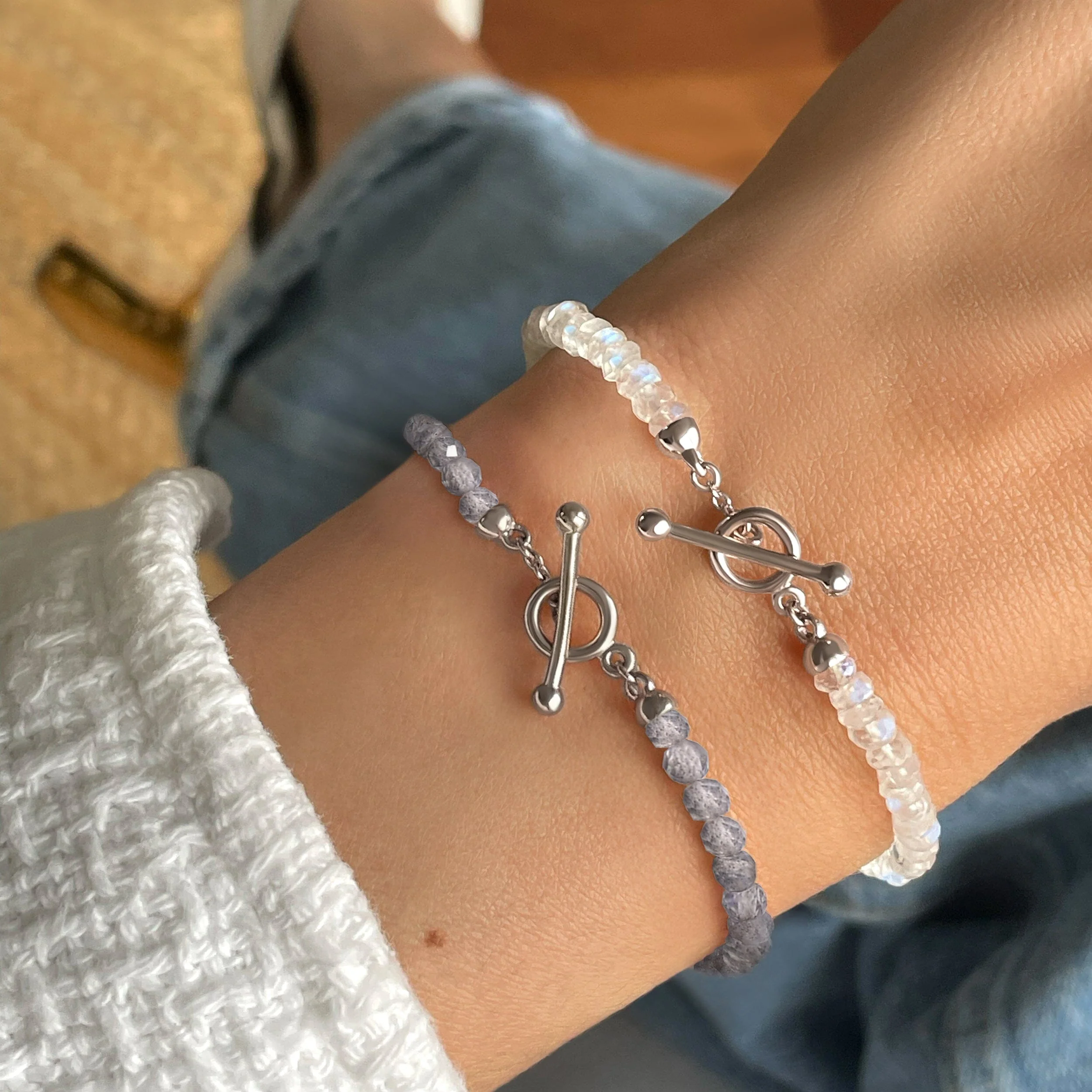 Strength & Intuition Bracelet Stack - Image 2