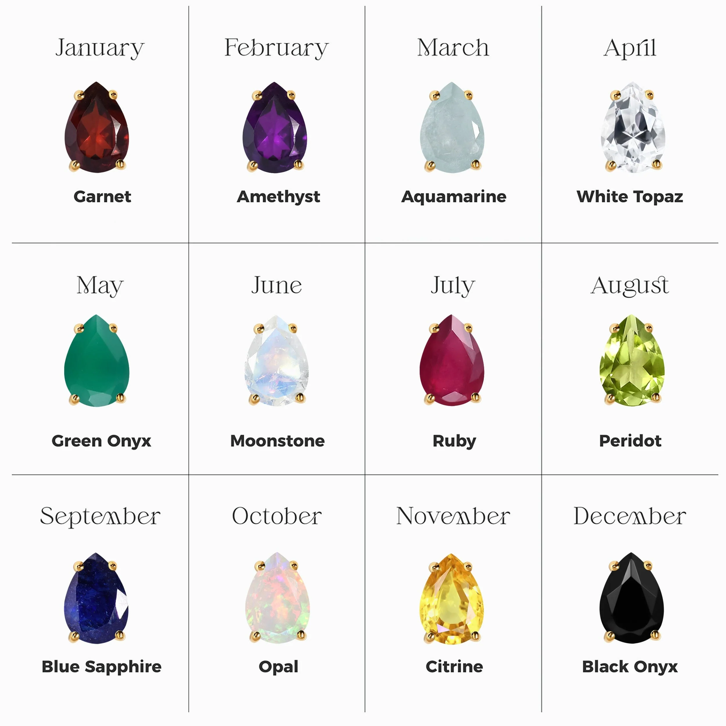 Taurus Zodiac & May Birthstone Necklaces - Image 21